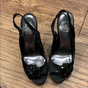 Jessica Simpson Black Dress Heels Size 7B
